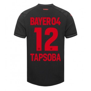 Bayer Leverkusen Edmond Tapsoba #12 Domaci Dres 2023-24 Kratak Rukavima